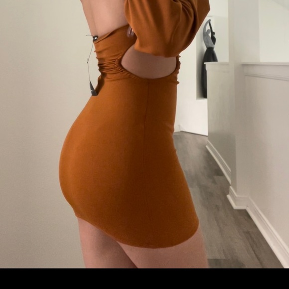 Never worn, caramel color , good condition, stretchable - Picture 3 of 4